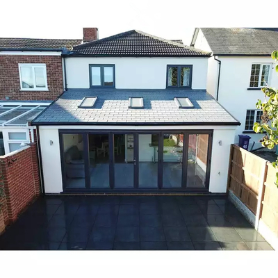 Aluminium Alloy Bifold Patio Doors Swing Energy Efficient 2.0mm Thermal Break
