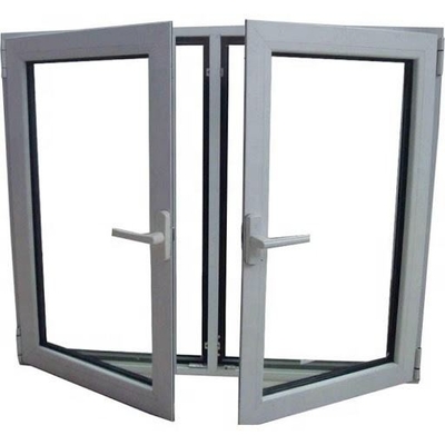 Double Glazed Commercial Aluminum Frame Windows Tempered Glass Swing