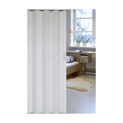 10mm Plastic Interior Sliding PVC Folding Door Surface Finished