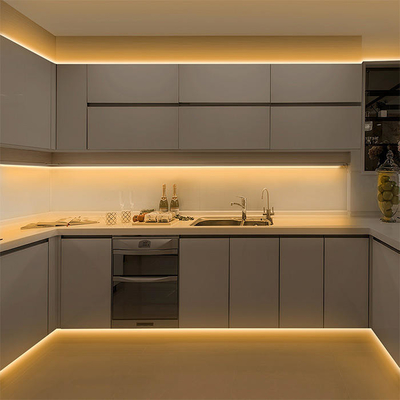 Modern Ready Made Cupboard Rta Kitchen Cabinet With Sensor Switch