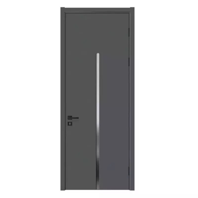 Frosted Glass Bathroom Wood Door Modern Waterproof Interior Wooden 45mm / 50mm