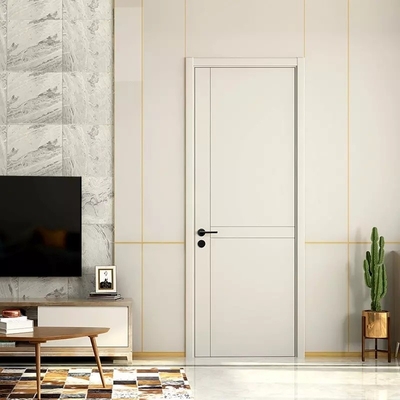 Tesia Waterproof Customized Wooden Plywood Room Door PVC WPC Internal Door