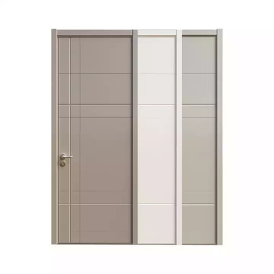 Tesia Waterproof Customized Wooden Plywood Room Door PVC WPC Internal Door