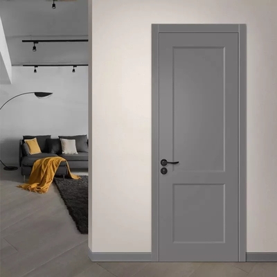 Tesia Waterproof Customized Wooden Plywood Room Door PVC WPC Internal Door