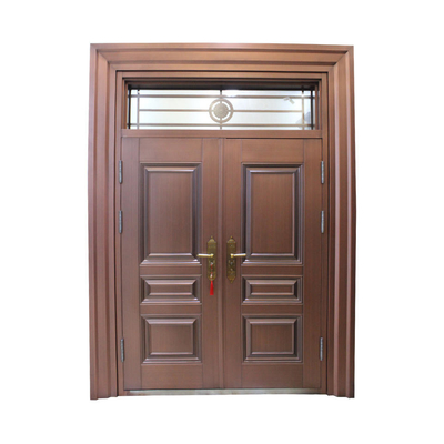 Entrance Security Steel Doors , Modern Design Double Exterior Entry Door