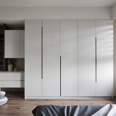 China Factory Custom Wood Furniture , Simple Melamine MDF Wardrobe