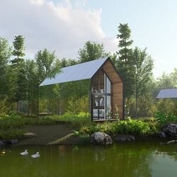 Foshan Factory Direct Portable Homes Garden House Light Steel Prefab Villa