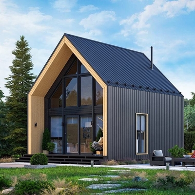 Foshan Factory Direct Portable Homes Garden House Light Steel Prefab Villa