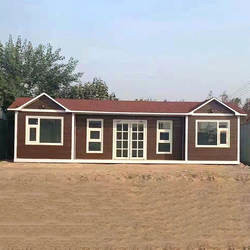 Luxury Design Prefabricated Security Light Steel Frame House Prefab Villa Portable Apartment