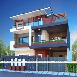 Modern Design Light Steel Frame Prefabricated House Two Storey Luxury Prefab Villa