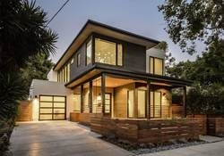 Modern Design Light Steel Frame Prefabricated House Two Storey Luxury Prefab Villa