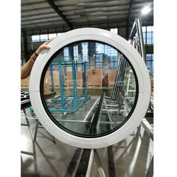 Double Glazed With Hurricane Impact Glass Swing Aluminum Horizontal Hanging Picture Window