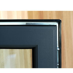 Double Glazed With Hurricane Impact Glass Swing Aluminum Horizontal Hanging Picture Window