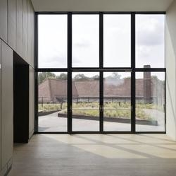American Style Panoramic Windows And Doors Tempered Glass Aluminum Fixed Picture Window