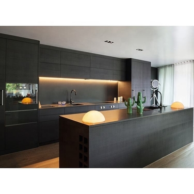 Manufacturing Modern European Style Cupboard Lacquer Modular Kitchen Cabinets