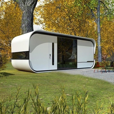 Steel Structure Tempered Glass Movable Store Prefab Shop Modular Cafe Container Pod House