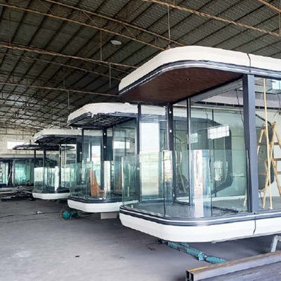 Portable Customized Modular Frame Modern Space Capsule Style Camping House For Outdoor Use