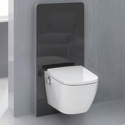 Easy Installation Sanitary Ware Close Stool Round Bowl White Color Heating Toilet