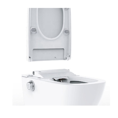Easy Installation Sanitary Ware Close Stool Round Bowl White Color Heating Toilet