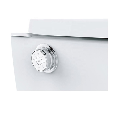 Easy Installation Sanitary Ware Close Stool Round Bowl White Color Heating Toilet