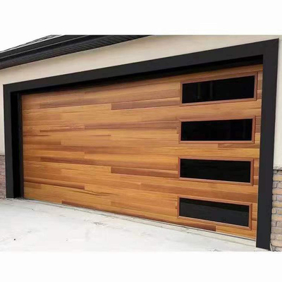 Tesia Wholesale Aluminum Contemporary Villa Steel Sectional Garage Door