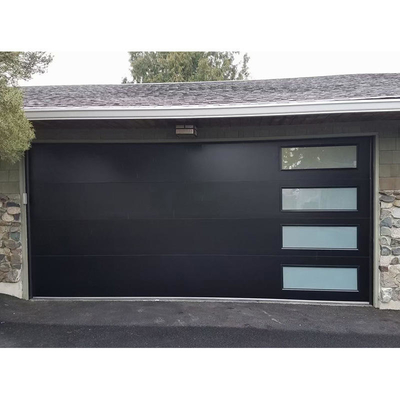 Tesia Wholesale Aluminum Contemporary Villa Steel Sectional Garage Door