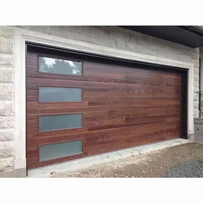 Tesia Wholesale Aluminum Contemporary Villa Steel Sectional Garage Door