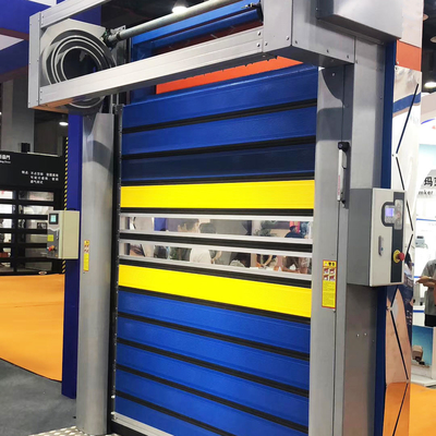 High Speed Roller Shutter Aluminum Alloy Material And Customized Color Hard Panel Door with Foam Insulation
