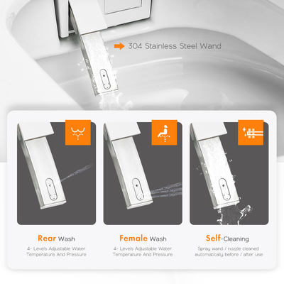 Modern High-End Automatic Bathroom Sanitary Wares Floor Intelligent Smart Toilets