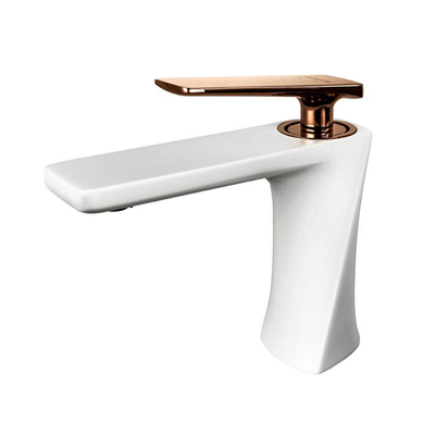 Sanitary Ware Mixer Faucets Golden Color Single Handle Water Basin Sink Taps for Bathroom