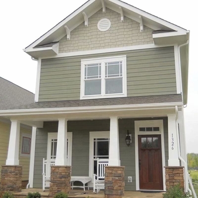 Customized Color and Size Light Steel Structure Prefabricated Luxury Villa Two Story Prefab House