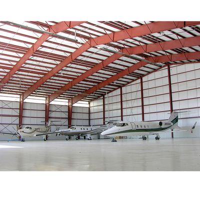 Modern Prefab Steel Structure Building Warehouse Workshop Aircraft Hangar and Office House