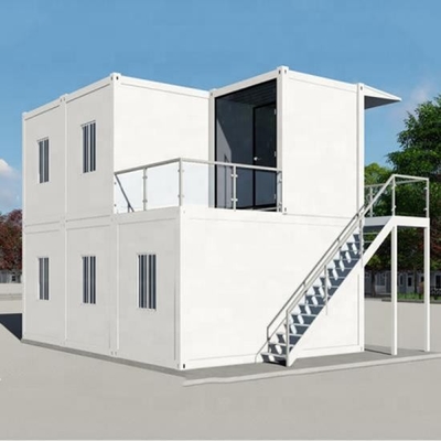 Extended Foldable Prefab Container Homes_40ft Folding Living Container Cabin Foldable Container House