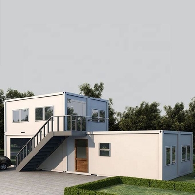 Extended Foldable Prefab Container Homes_40ft Folding Living Container Cabin Foldable Container House