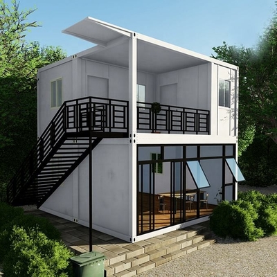 Extended Foldable Prefab Container Homes_40ft Folding Living Container Cabin Foldable Container House