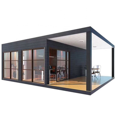 Luxury Customizable Color And Glass Portable 20FT 40FT Prefab Flat Pack Container House With Factory Price