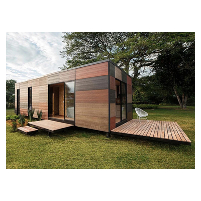 Luxury Customizable Color And Glass Portable 20FT 40FT Prefab Flat Pack Container House With Factory Price