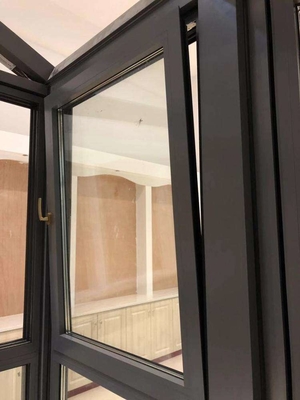 Double Glazed Windows and Doors Manufacturer Aluminium Frame Tilt and Turn Window