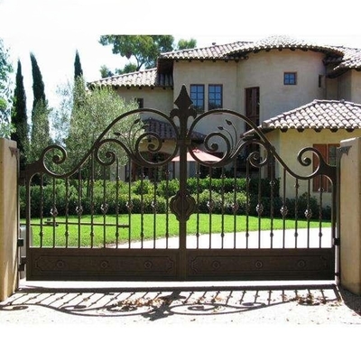 Luxury Antique Wrought Iron Pipe Designs Main Gate for Home Garden Or Outdoors