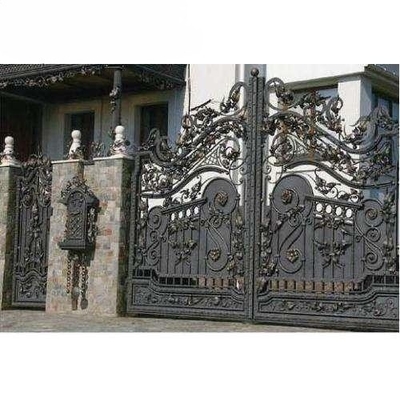 Luxury Antique Wrought Iron Pipe Designs Main Gate for Home Garden Or Outdoors
