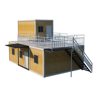 Dormitory Prefab Container House 4 Bedroom Two Story Shipping Container Homes