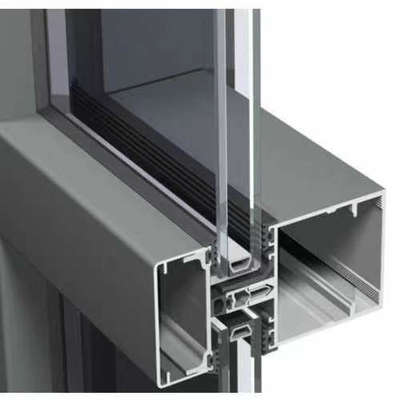 Construction Reflective Aluminum Glass Curtain Wall For Real Estate