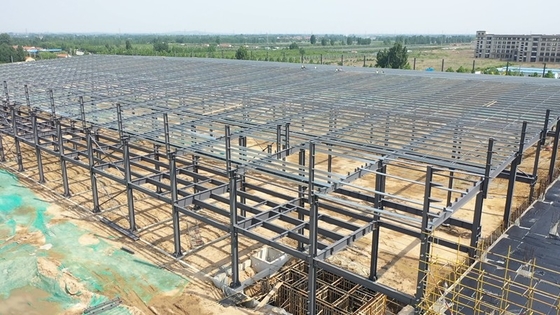 OEM ODM Durable Light Steel Frame Construction Metal Building Auto Repair Shop