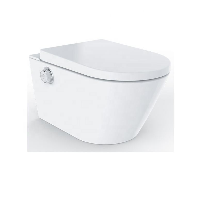 Easy Installation Sanitary Ware Close Stool Round Bowl White Color Heating Toilet