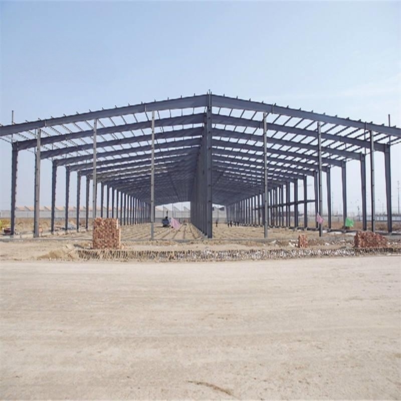 Modern Prefab Steel Structure Building Warehouse Workshop Aircraft Hangar and Office House