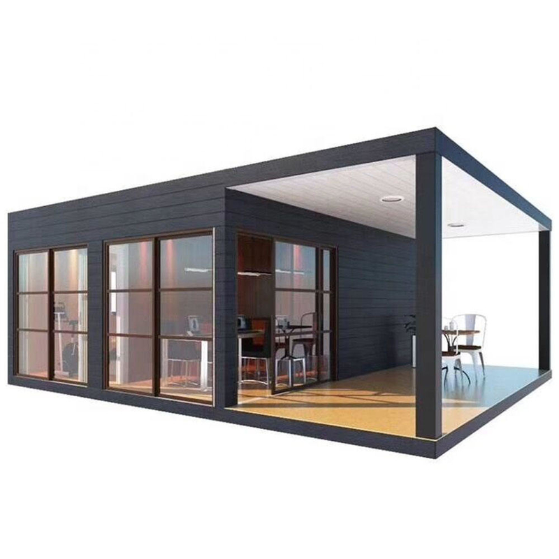 Luxury Customizable Color And Glass Portable 20FT 40FT Prefab Flat Pack Container House With Factory Price