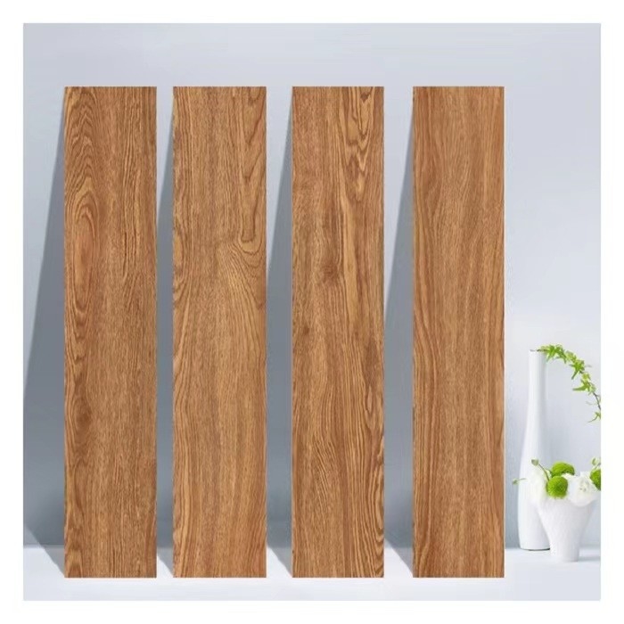 Slip Proof Peel And Stick Wood Planks Self Adhesive Vinyl Floor Tiles 6x36''