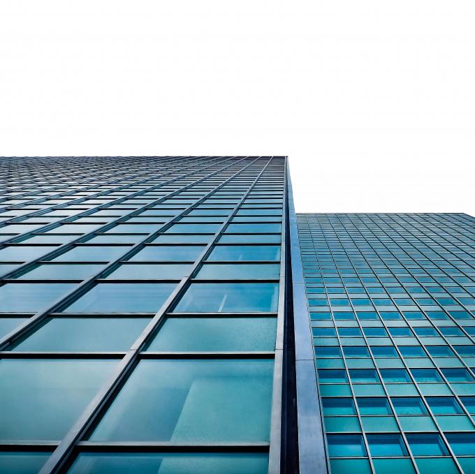 Exposed Aluminum Cladding Frame Glass Curtain Wall Exterior Customized