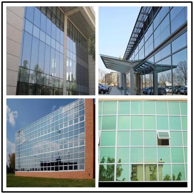 Cladding Glass Facade Hidden Frame Glass Curtain Wall Commercial