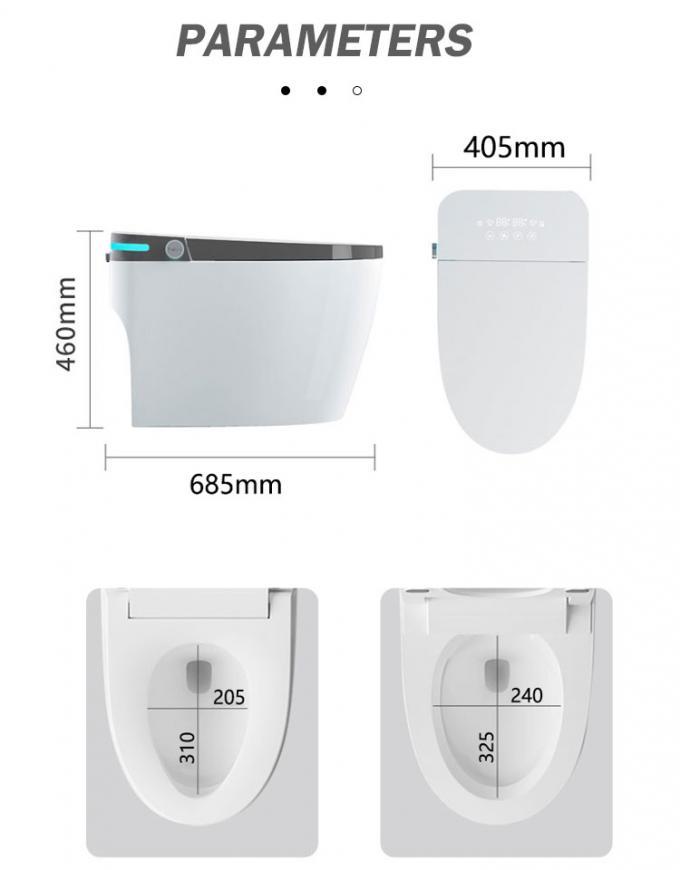 Tesia Modern Inodoro Ceramic Sensor Sanitary Ware Automatic Wc Floor ...